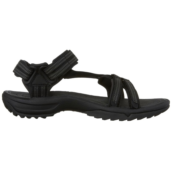 Teva 👩Terra Fi Lite Double Zipper Black Sandals